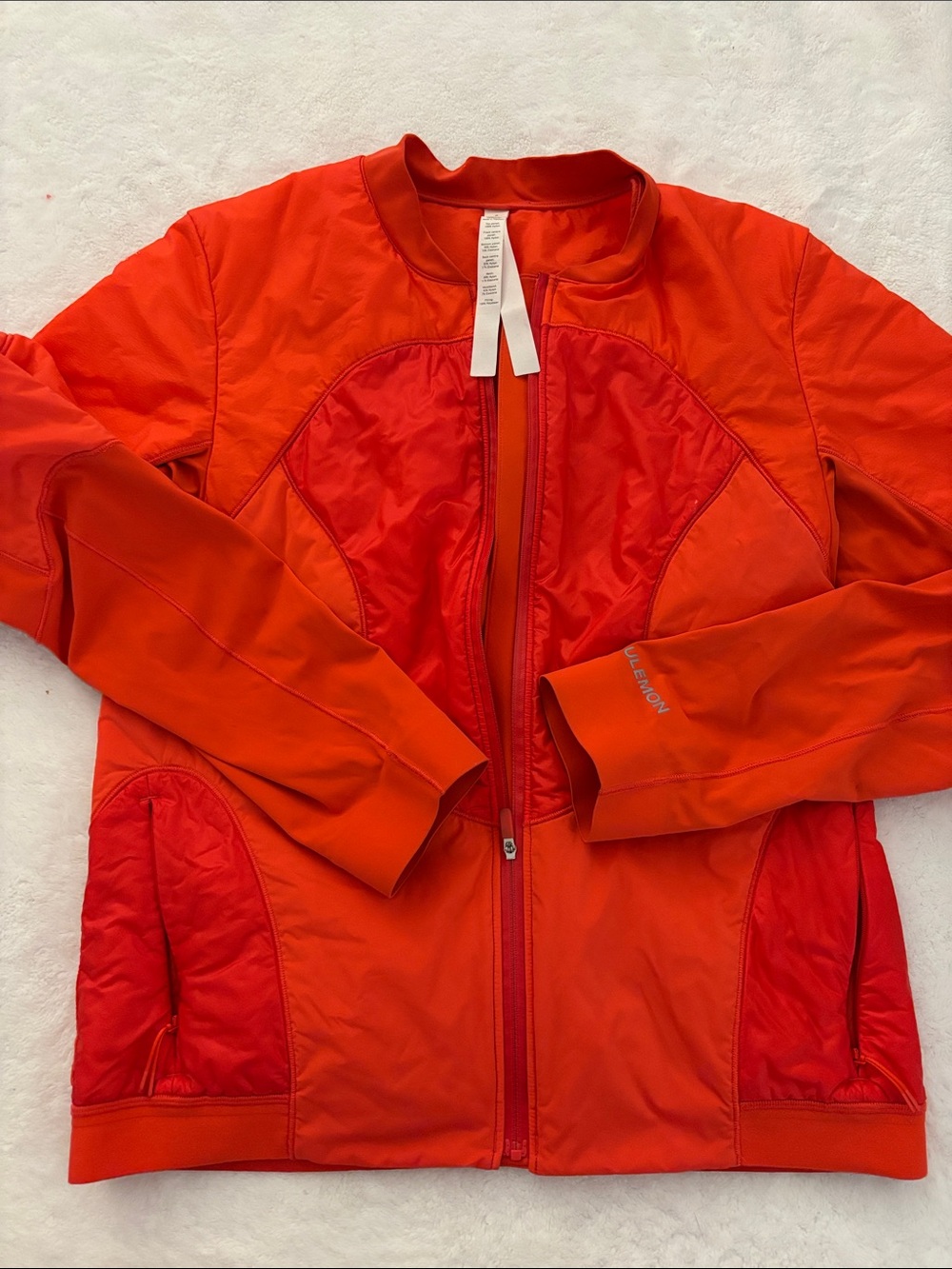 lululemon athletica Bright Orange Active Jacket